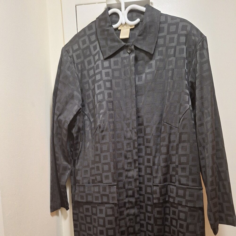 COTTON GENNY BLACK JACKET.